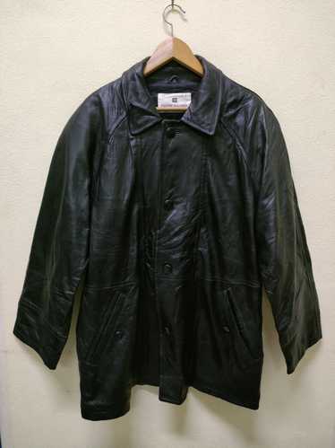 ジャケット・アウター 90s pierre balmain A-2 lether jacket VINTAGE 90s PIERRE BALMAIN OLIVE LEATHER BIKER BOMBER JACKET