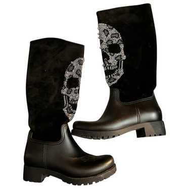 Philipp Plein Velvet boots - image 1