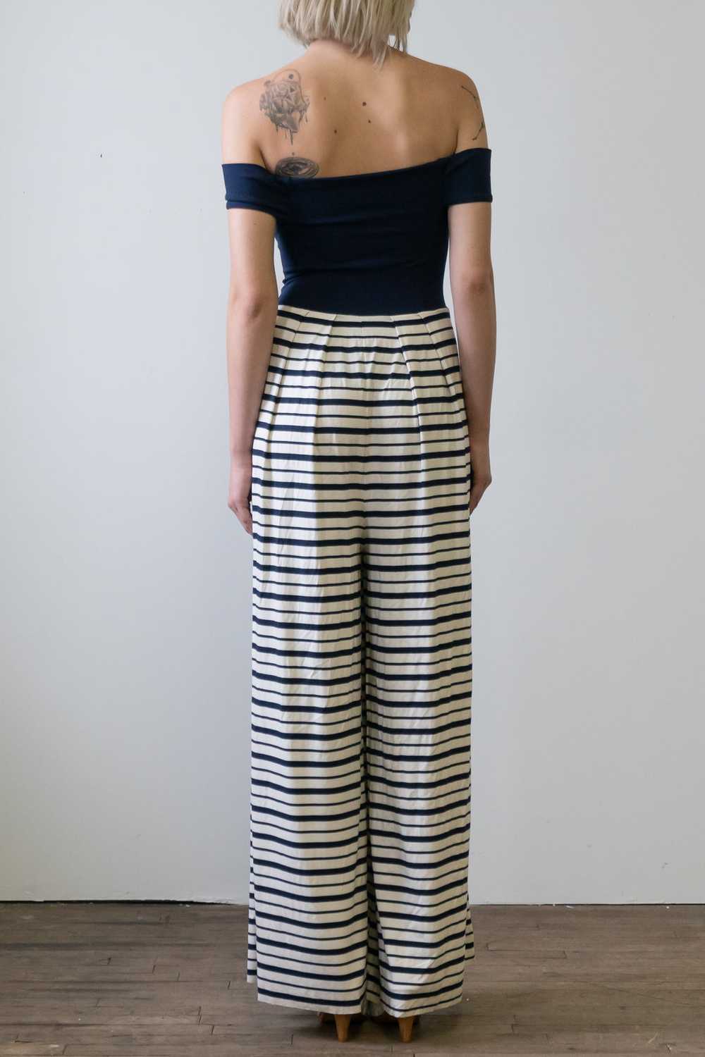 Exclusive Stripe Pantsuit - image 1