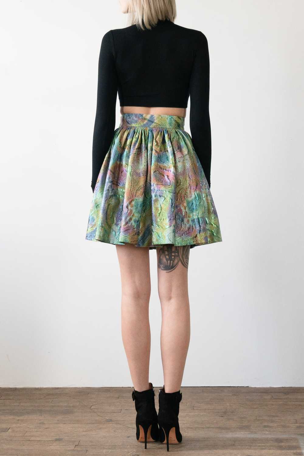 One Off Metallic Party Skirt - image 6