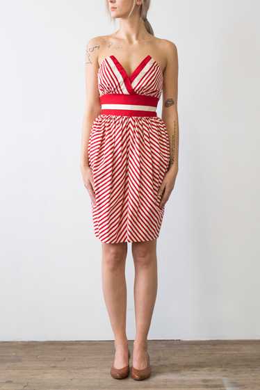 Vintage Stripe Victor Costa Dress