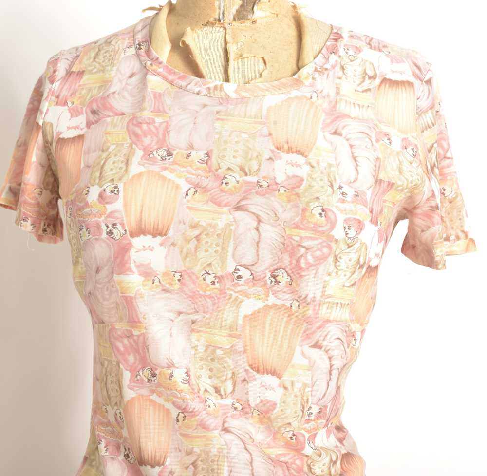 1970s Pink Ladies Novelty Blouse-S/M - image 4