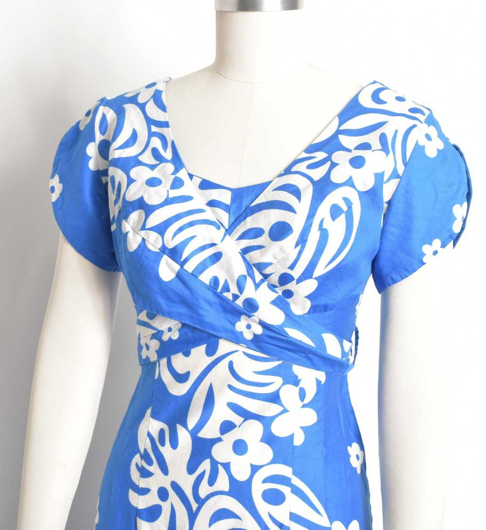 1960s Hawaiian Cotton Dress-XS - image 4