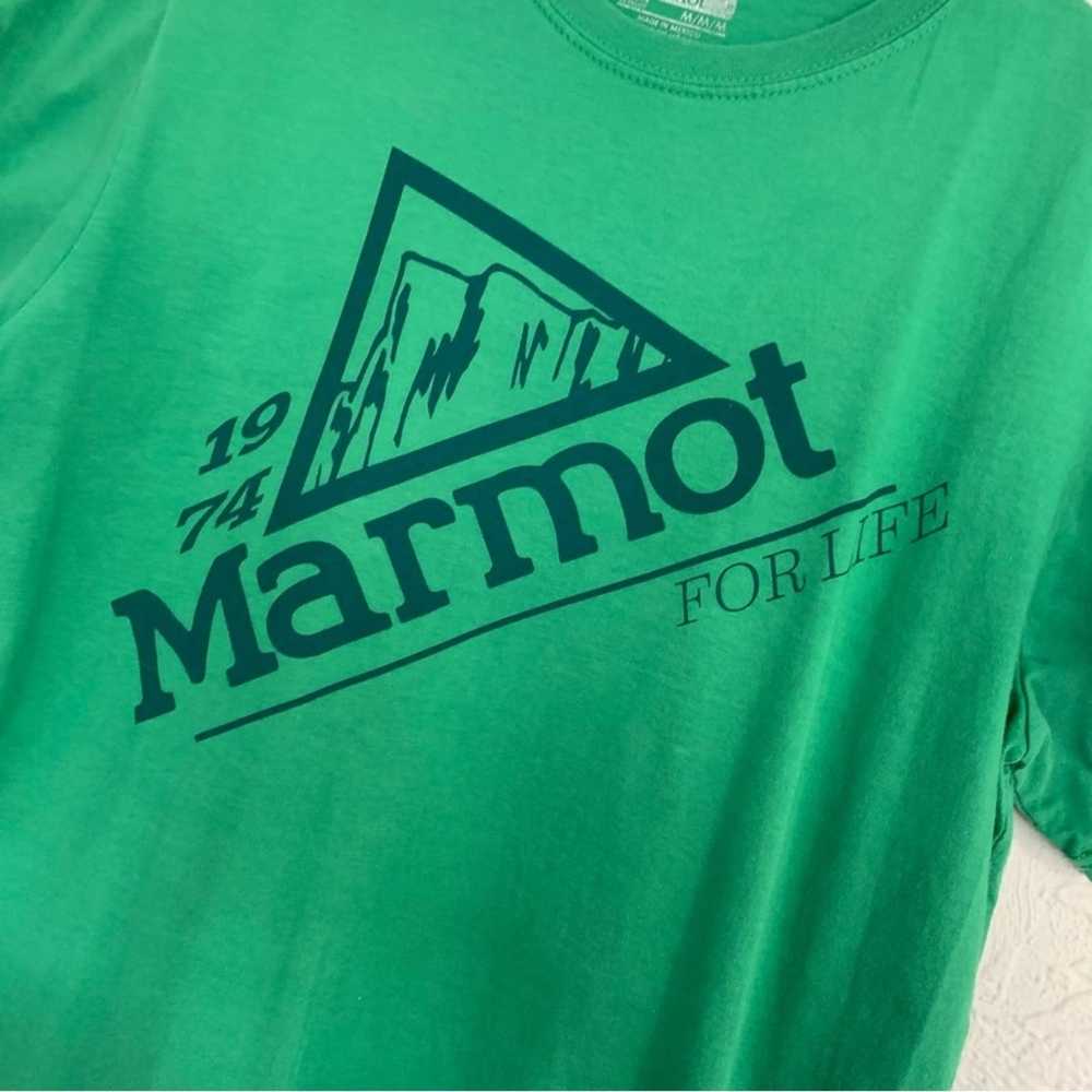 Marmot MENS MARMOT FOR LIFE GREEN GRAPHIC TEE SHI… - image 4