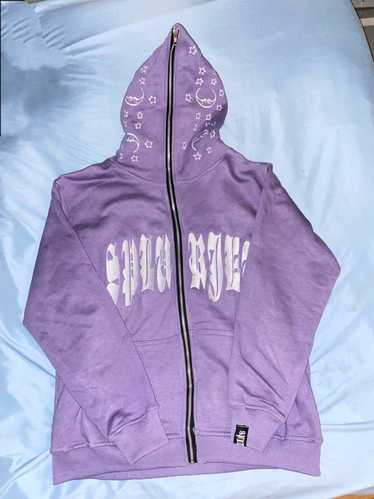 Streetwear Lavender Moon Full Zip Hoodie