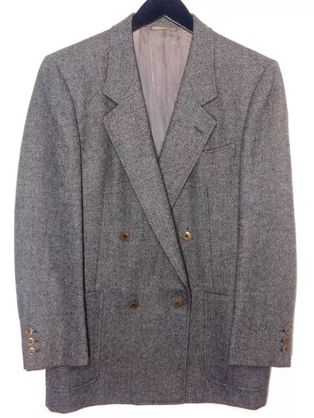 Gucci × Vintage 70's Gucci alpaca tweed jacket - image 2