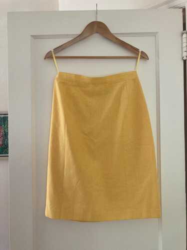 Savannah Yellow high-waisted pencil skirt (10) - image 1
