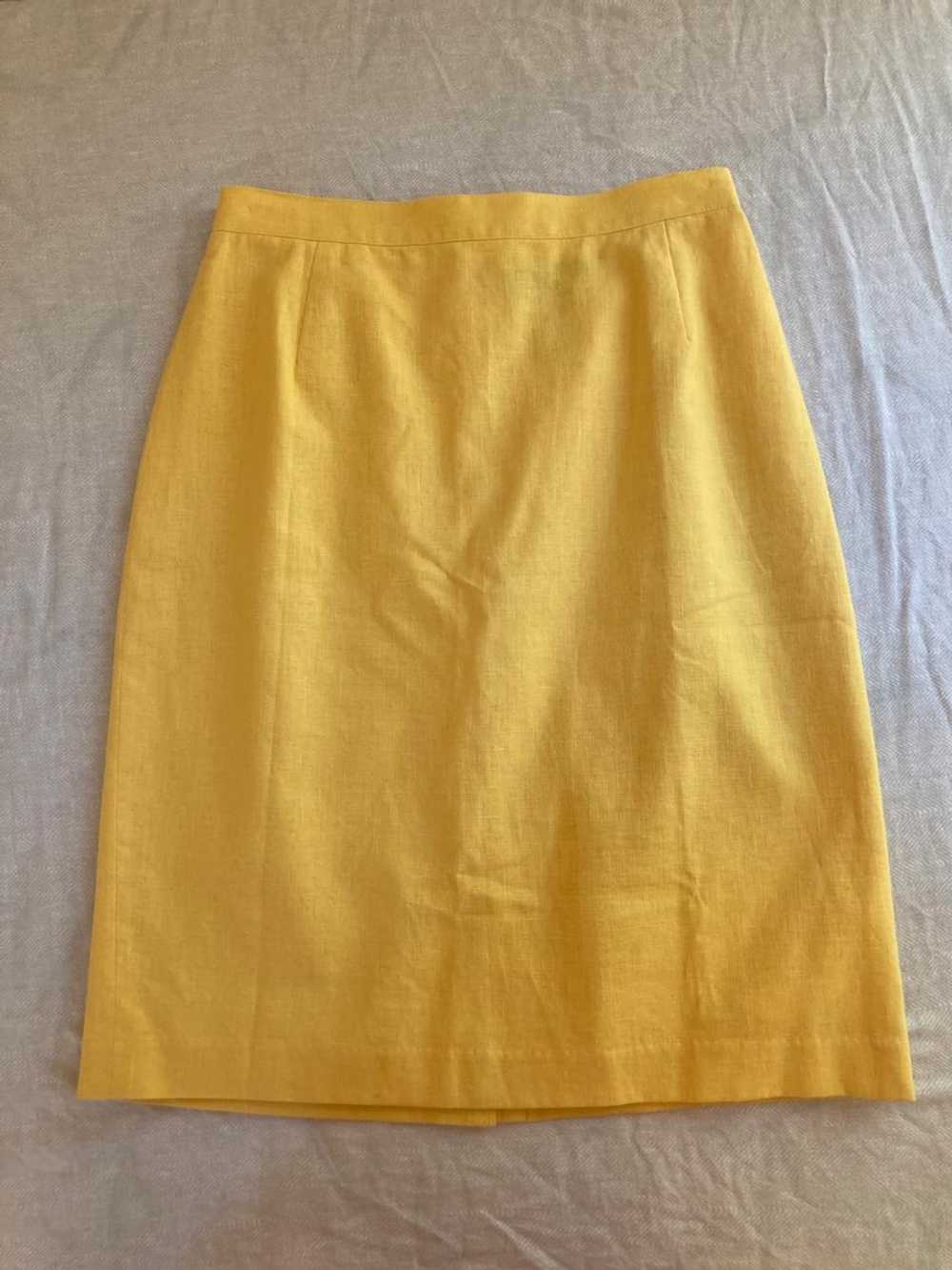 Savannah Yellow high-waisted pencil skirt (10) - image 2