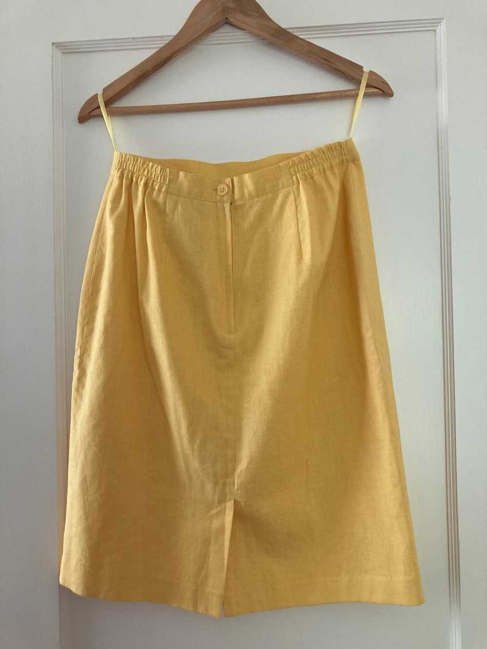 Savannah Yellow high-waisted pencil skirt (10) - image 3
