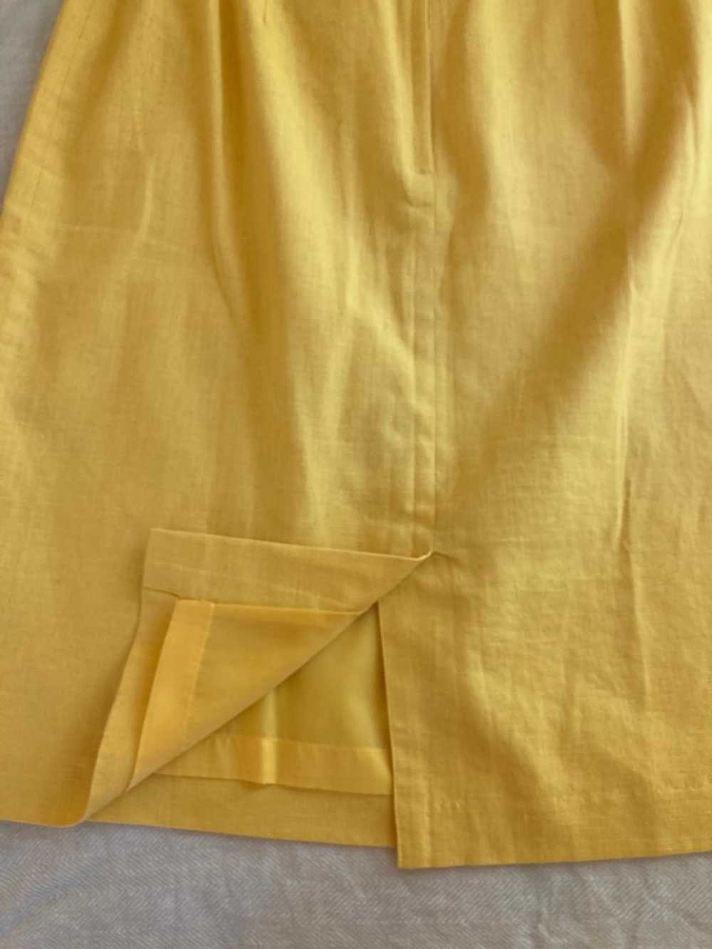 Savannah Yellow high-waisted pencil skirt (10) - image 5