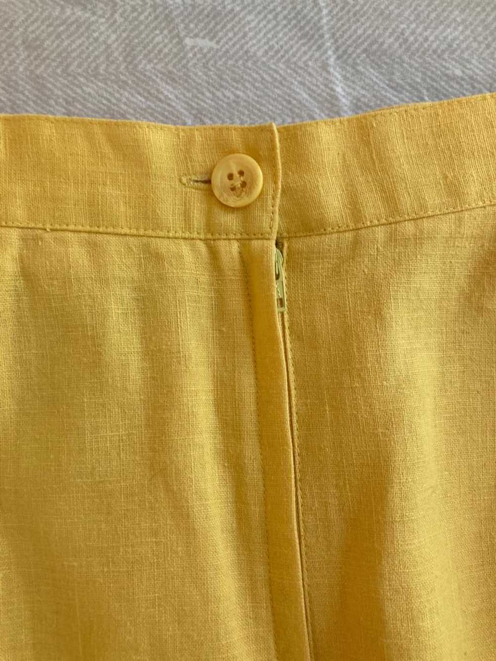 Savannah Yellow high-waisted pencil skirt (10) - image 6