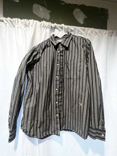 Calvin Klein Blue / Grey Striped Shirt Calvin Klei