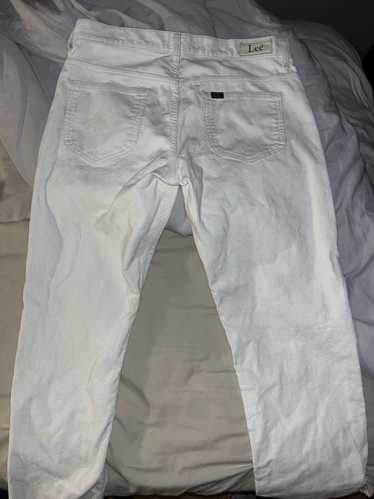 Lee Lee White Corduroy pants like-new SIZE L - image 1
