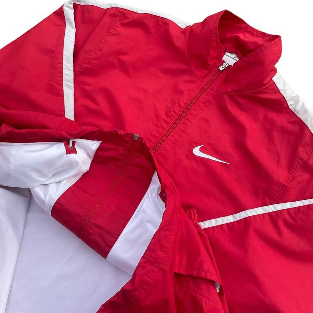 Nike × Sportswear × Vintage Nike Vintage Red Jack… - image 2
