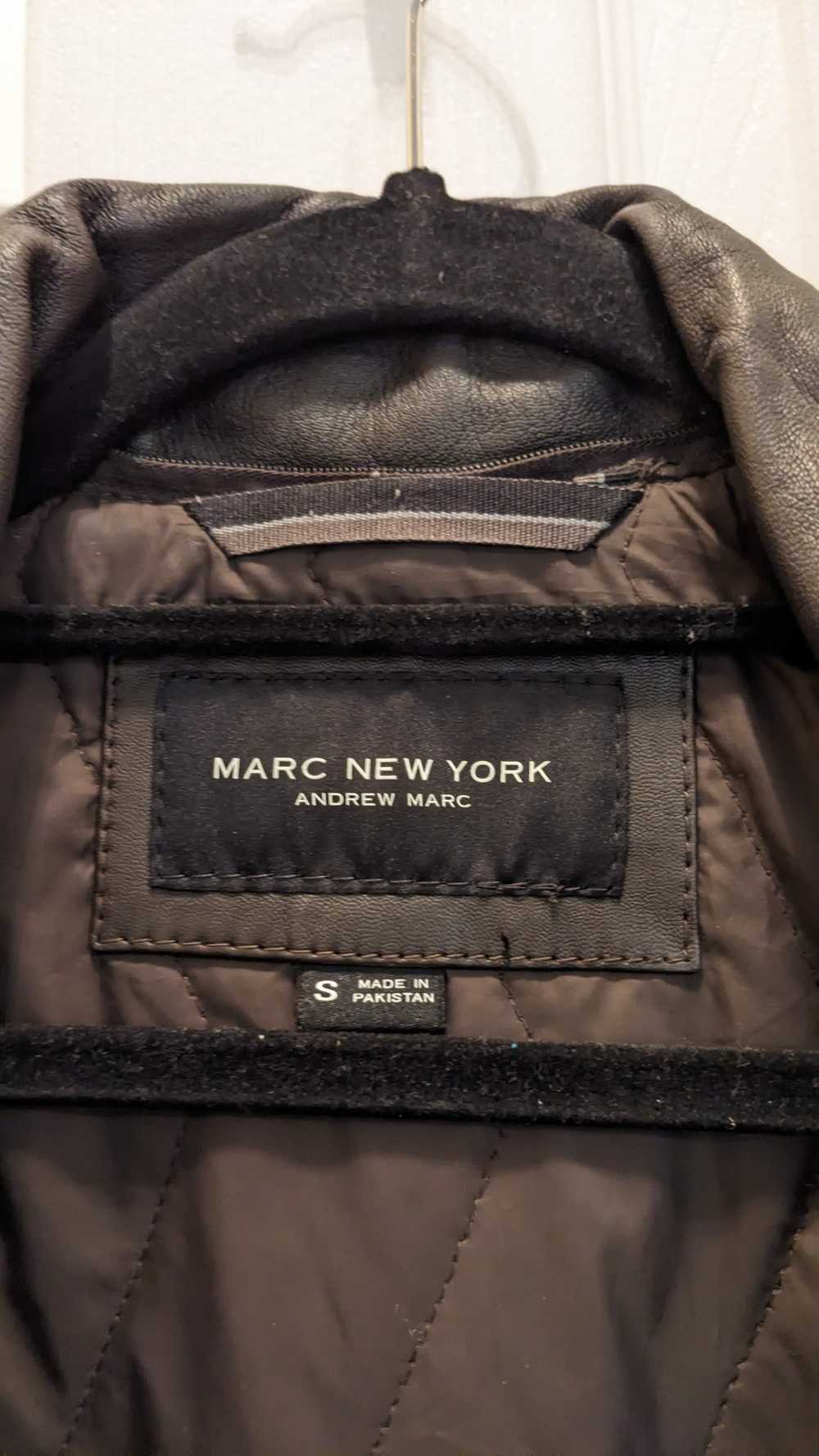 Andrew Marc Andrew Marc - Dark Brown Leather Jack… - image 4