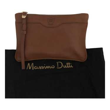 Massimo Dutti Leather clutch bag - image 1