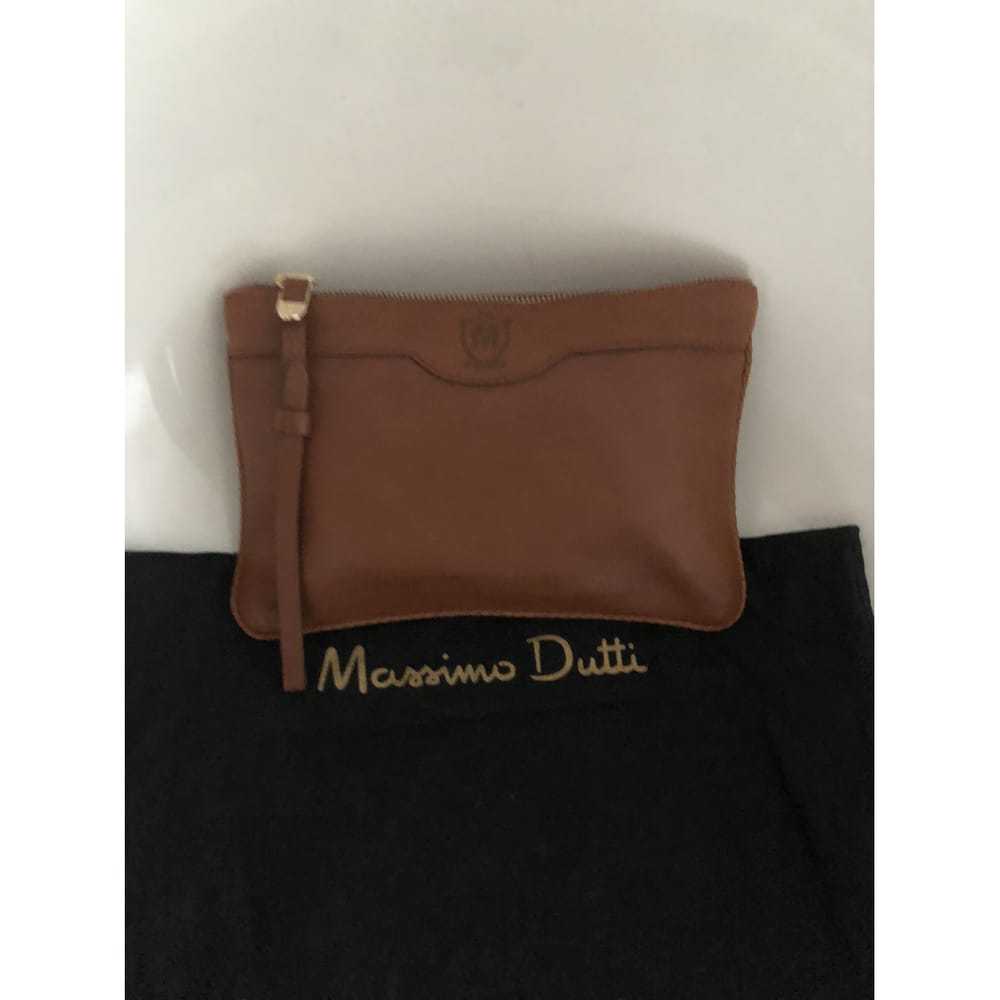 Massimo Dutti Leather clutch bag - image 3