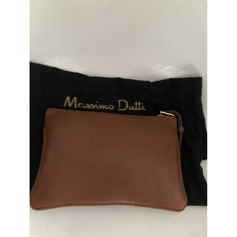 Massimo Dutti Leather clutch bag - image 4