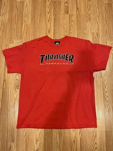 Thrasher 2 Pack Of Thrasher Shirts Black/Red