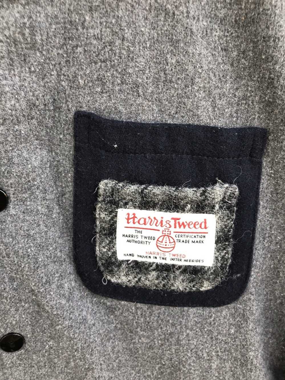 Designer × Harris Tweed Harris Tweed Button Wool Jack… - Gem