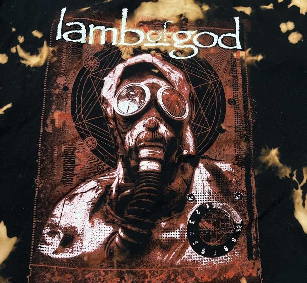 Band Tees Lamb of God Bleached T-Shirt - image 3