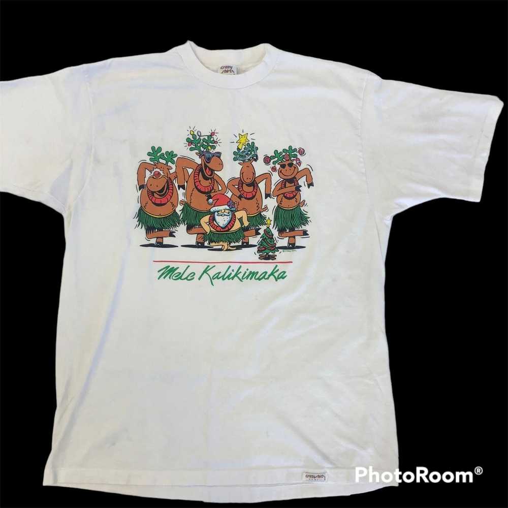 Crazy Shirts 80 90's Crazy Shirts Hawaii MELE KAL… - image 1
