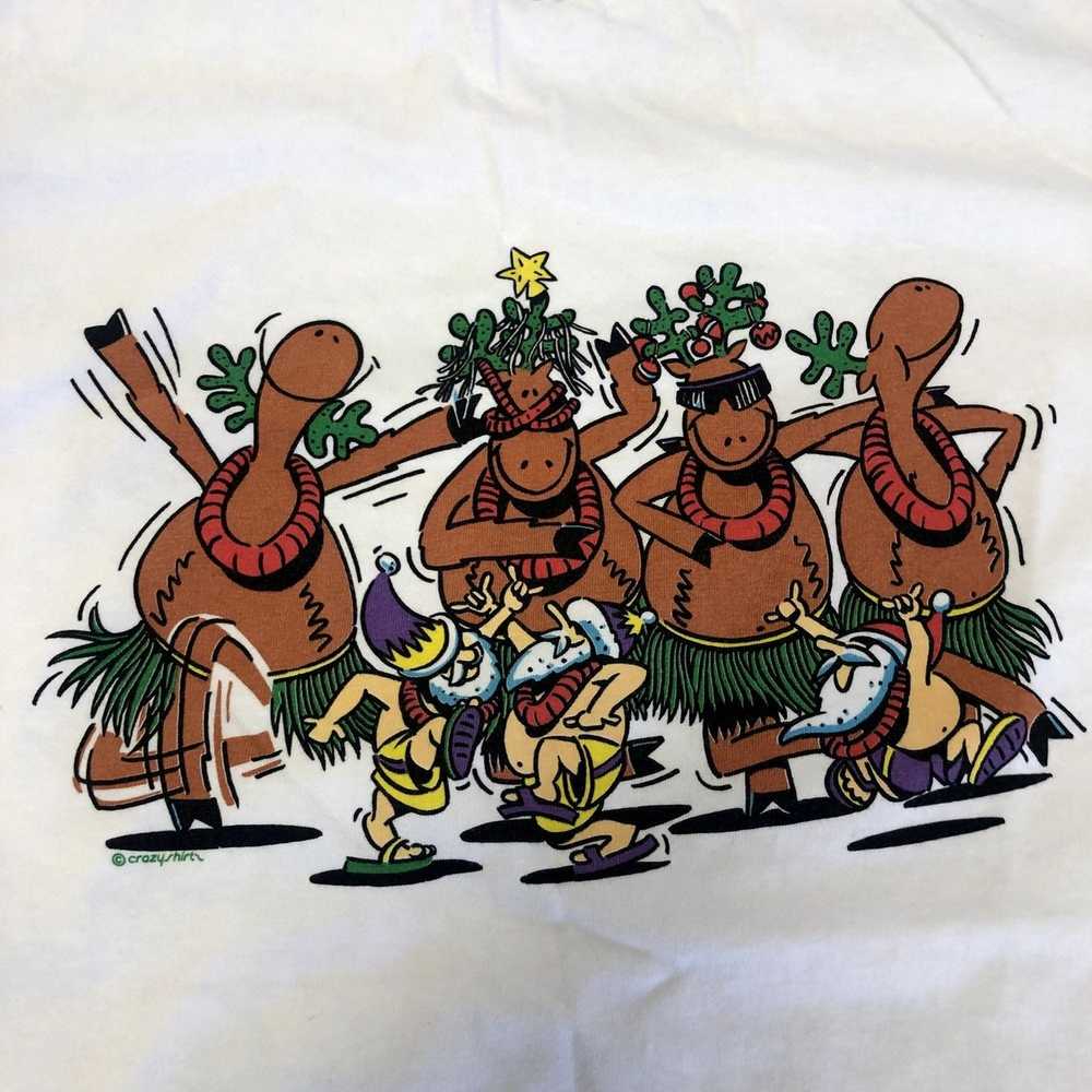 Crazy Shirts 80 90's Crazy Shirts Hawaii MELE KAL… - image 3