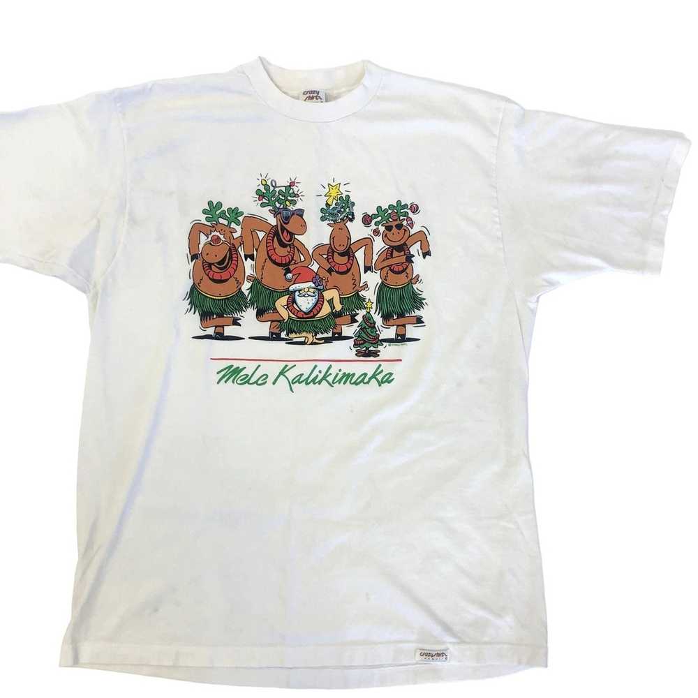 Crazy Shirts 80 90's Crazy Shirts Hawaii MELE KAL… - image 4