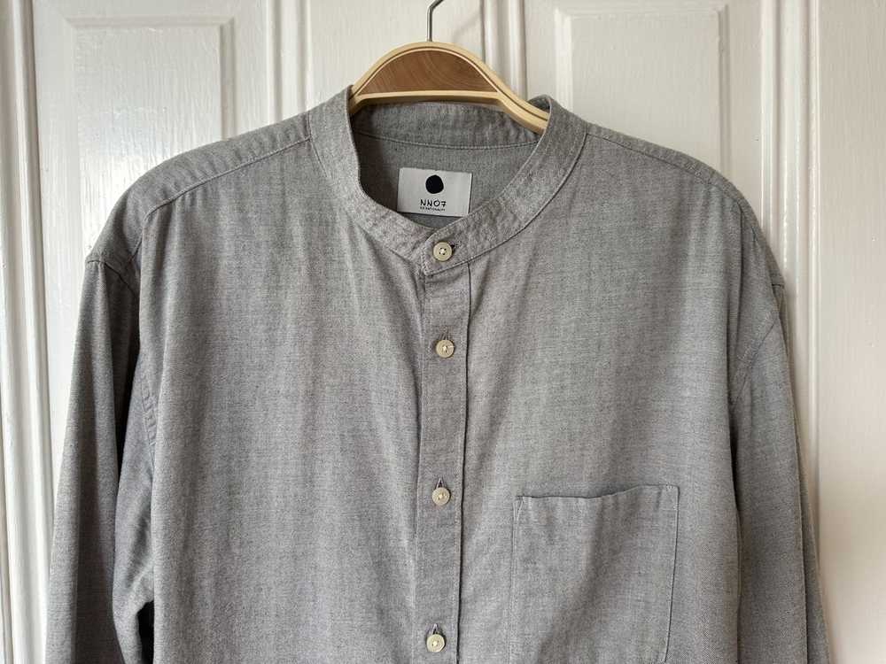 Nn07 NN07 Grey Flannel Button Up - image 1