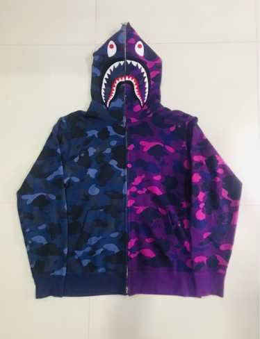 Purple and hot sale blue bape