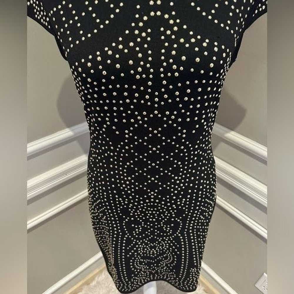 Other Jasmine - Black and gold studded bodycon mi… - image 9