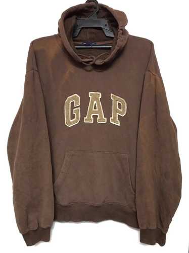 Gap × Hype × Streetwear vintage GAP Brown Distres… - image 1