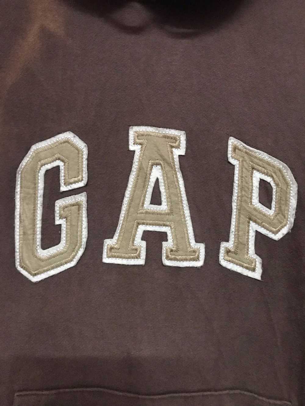 Gap × Hype × Streetwear vintage GAP Brown Distres… - image 2