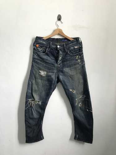 Distressed Denim × G Star Raw × Japanese Brand G … - image 1