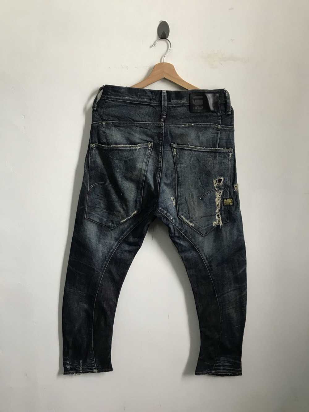 Distressed Denim × G Star Raw × Japanese Brand G … - image 2