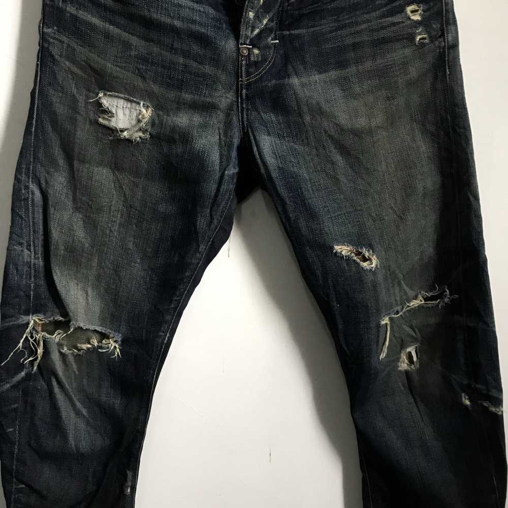 Distressed Denim × G Star Raw × Japanese Brand G … - image 4