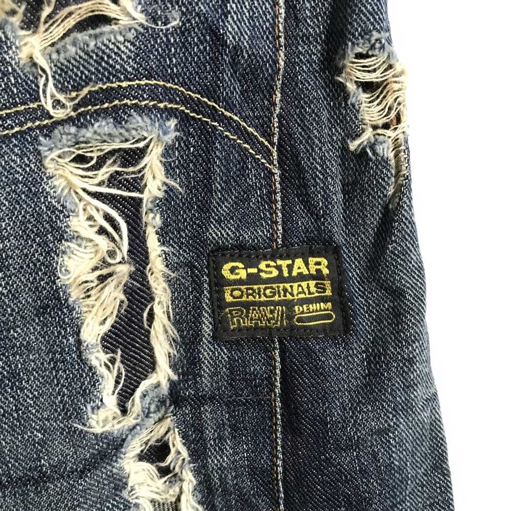 Distressed Denim × G Star Raw × Japanese Brand G … - image 9