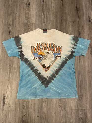 Vintage 1991 Harley Davidson Tie Dye Shirt