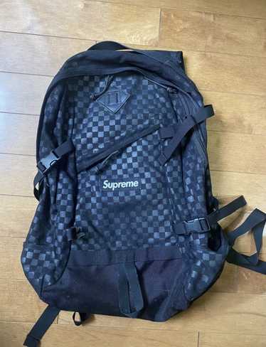 Supreme Supreme Checkered Damier Backpack (Black) 