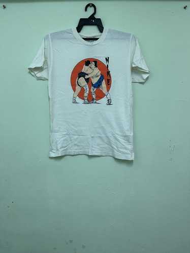 Nike × Streetwear × Vintage Nike sumo wrestler t-… - image 1