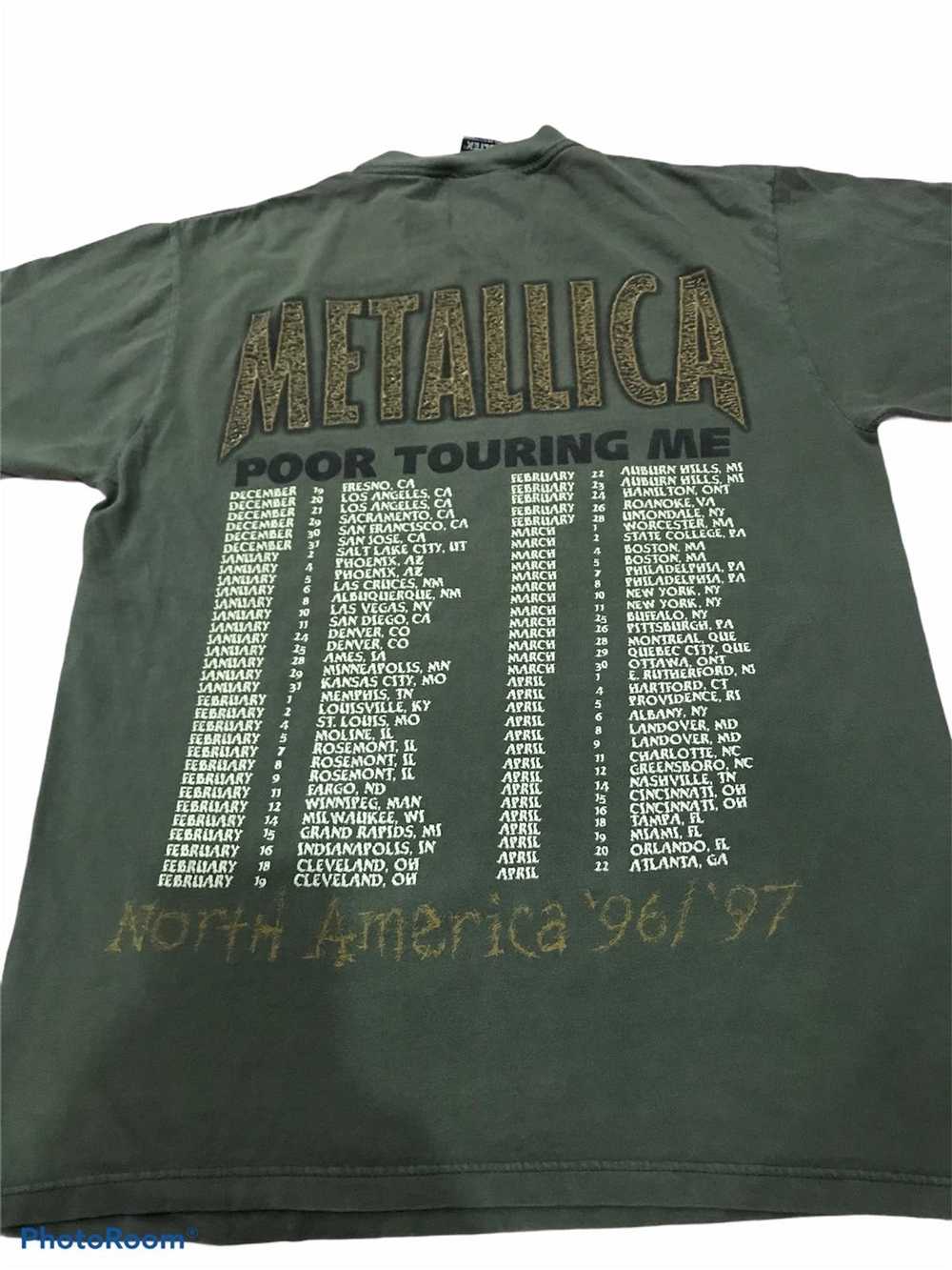 Band Tees × Metallica × Vintage Vintage 90s Metal… - image 4