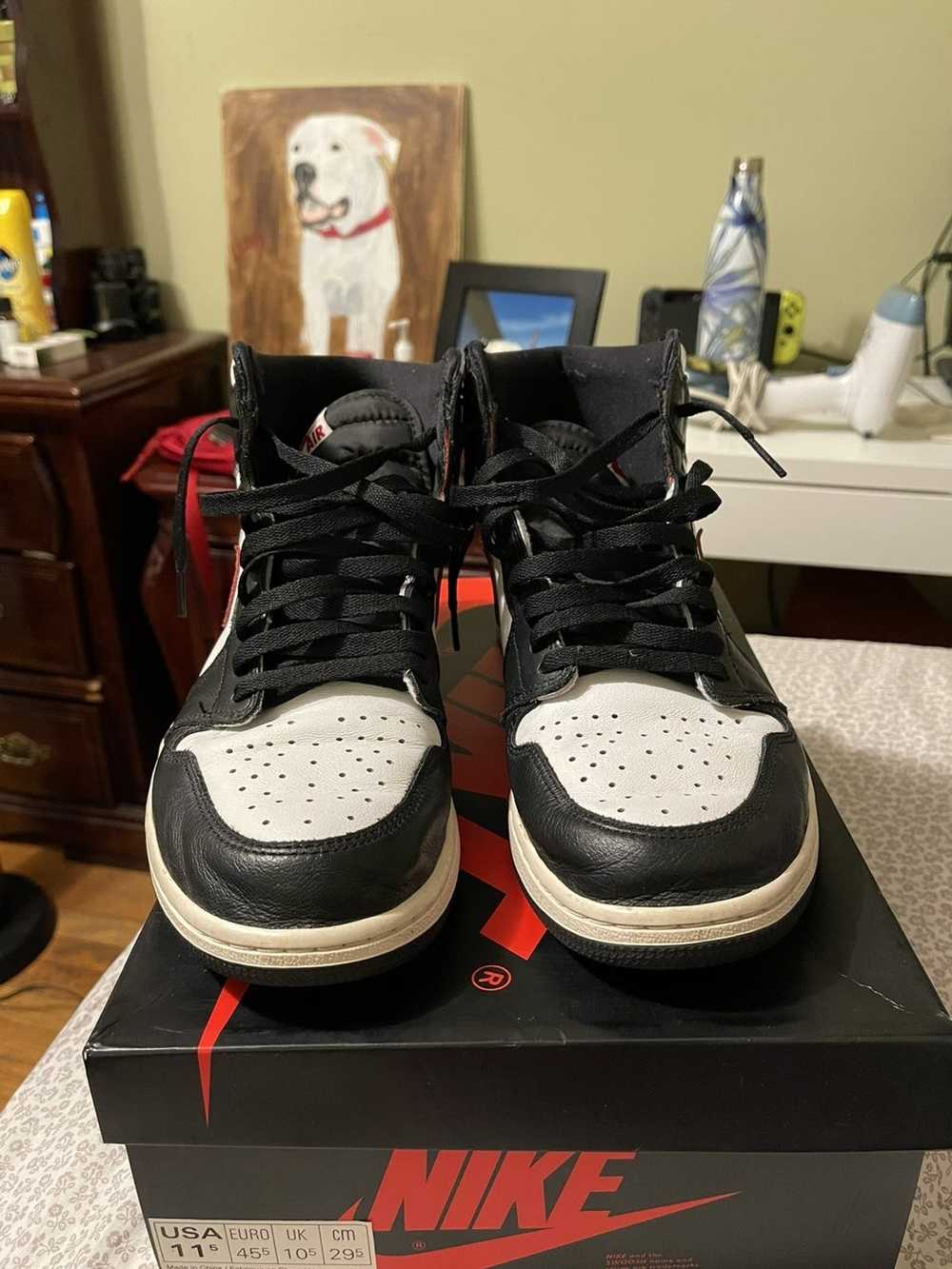 Jordan Brand × Nike Air Jordan 1 High Og Black/Wh… - image 2