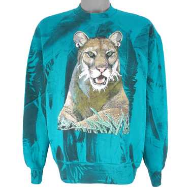 Vintage - Mountain Lion Crew Neck Sweatshirt 1990… - image 1