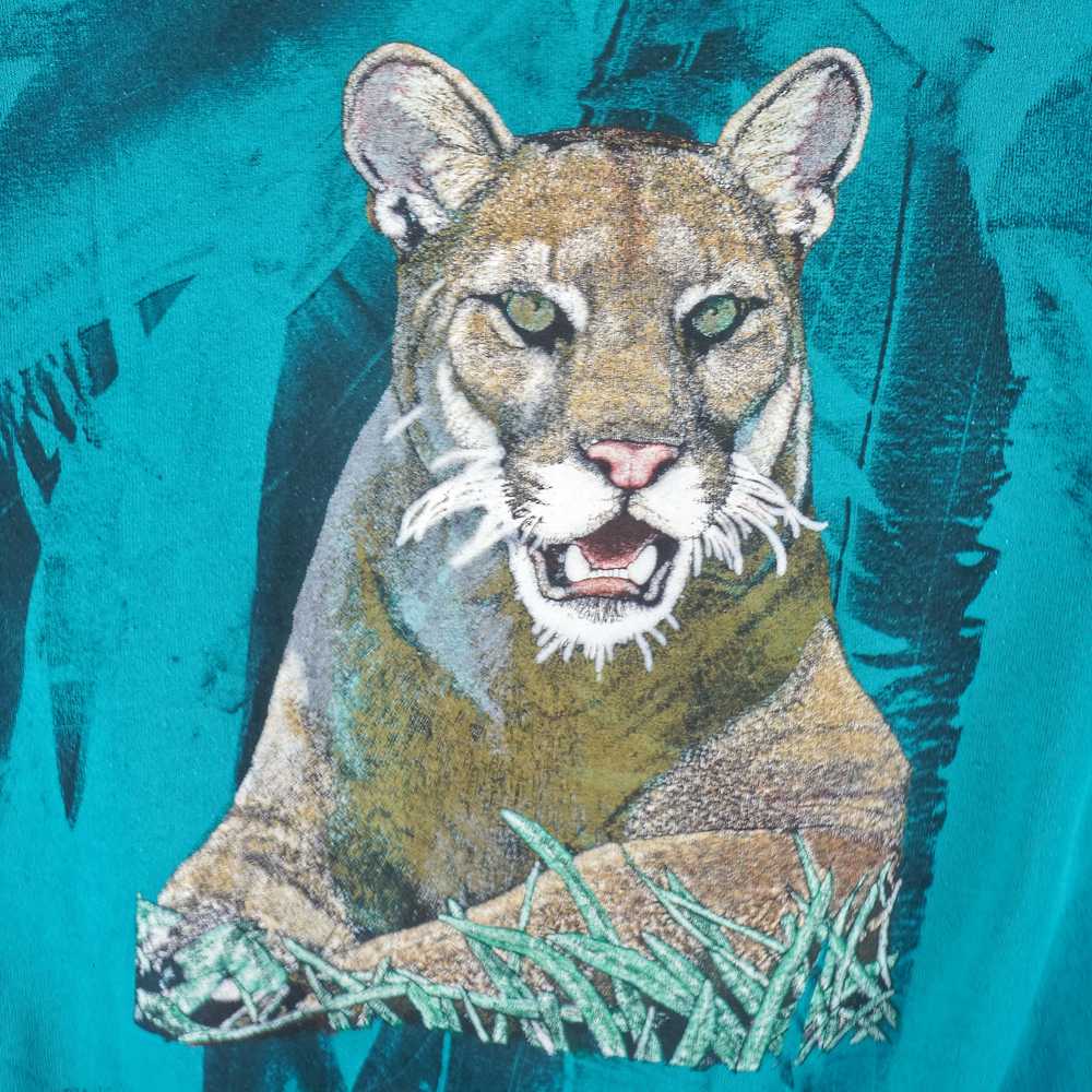 Vintage - Mountain Lion Crew Neck Sweatshirt 1990… - image 3