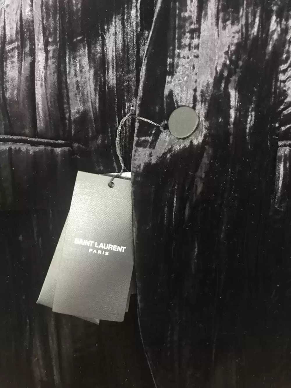 Yves Saint Laurent Saint Laurent Velvet Blazer Si… - image 5