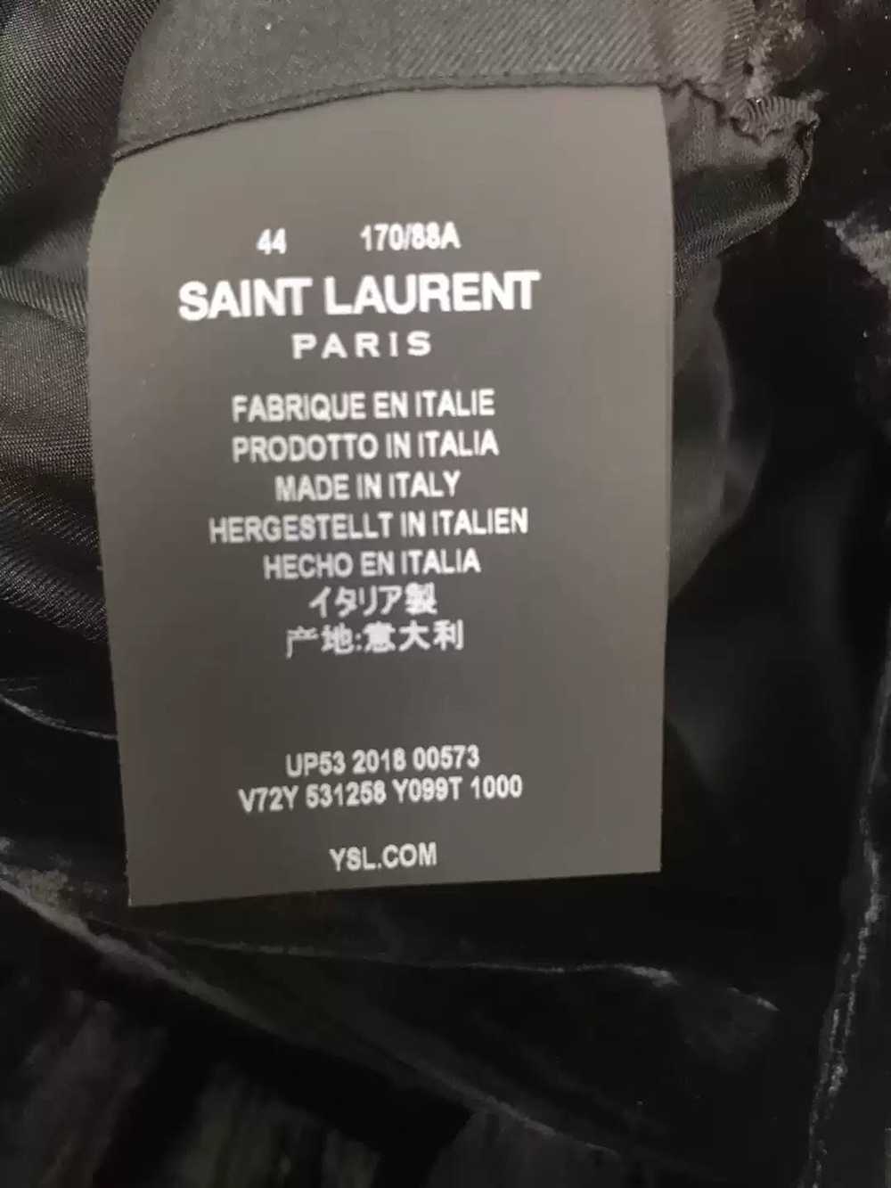 Yves Saint Laurent Saint Laurent Velvet Blazer Si… - image 8