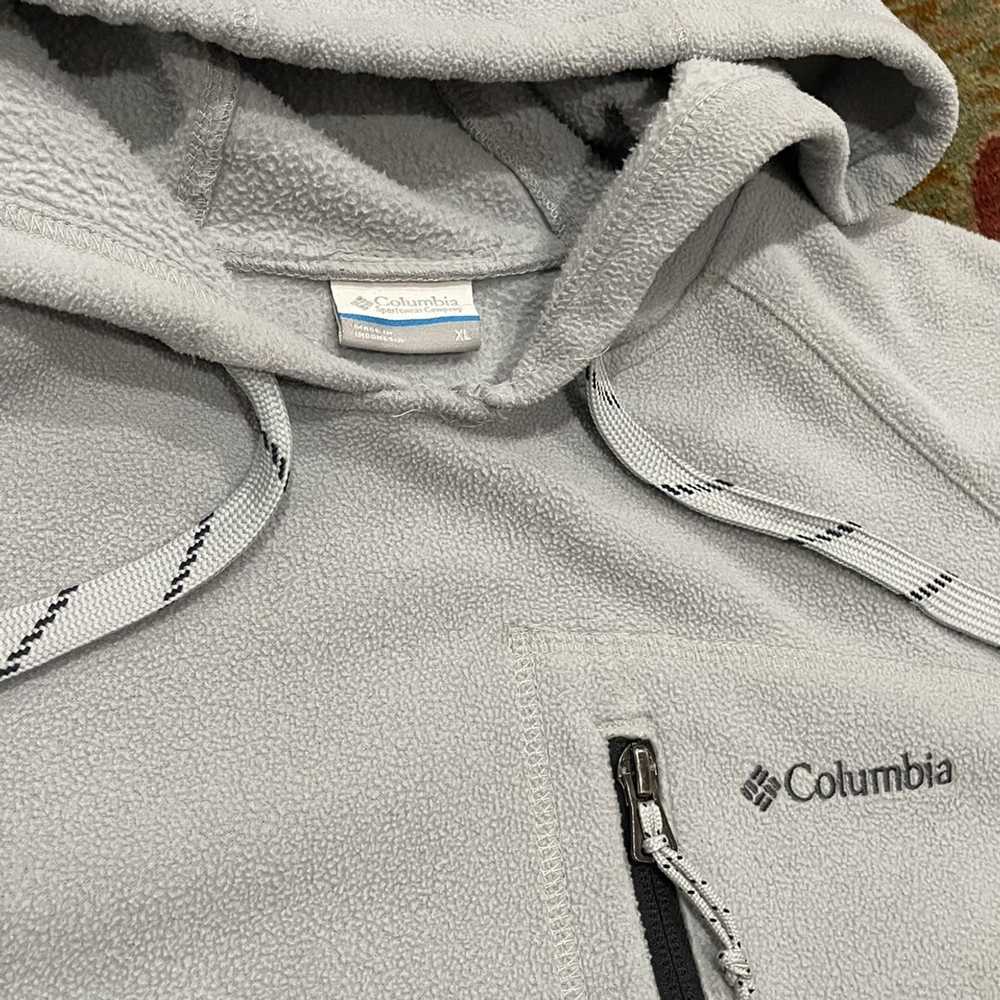 Columbia × Hype × Vintage Columbia Fleece Pull Ov… - image 3