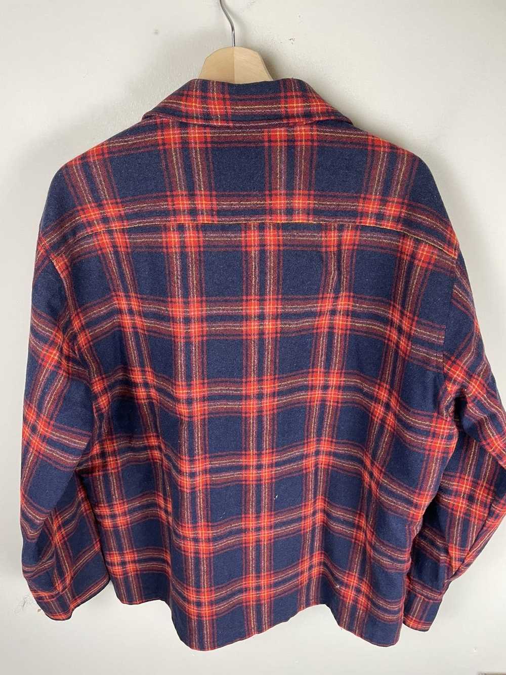 Vintage Vintage 1980s Anon Sportswear Flannel Shi… - image 4