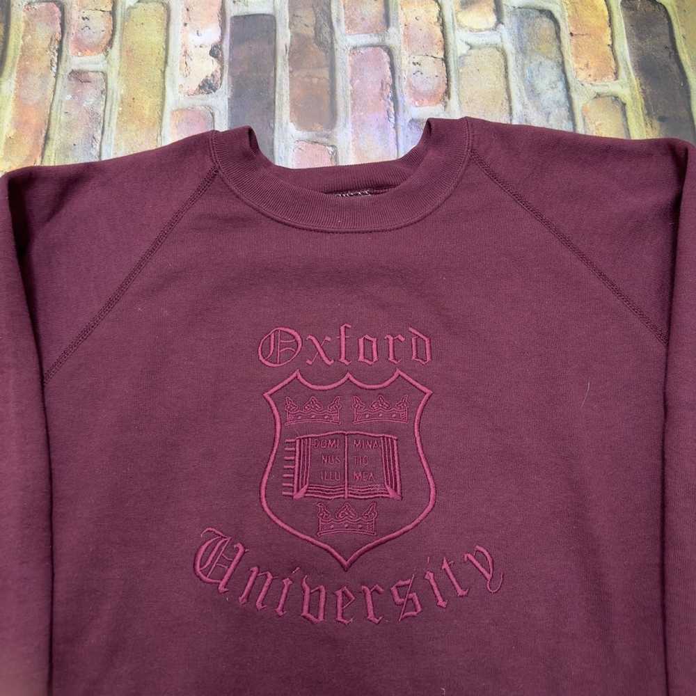 Collegiate × Jerzees × Vintage Vintage Oxford Uni… - image 3
