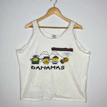 80s vintage t-shirt BAHAMA PAPA rasta dog funny bahamas tee